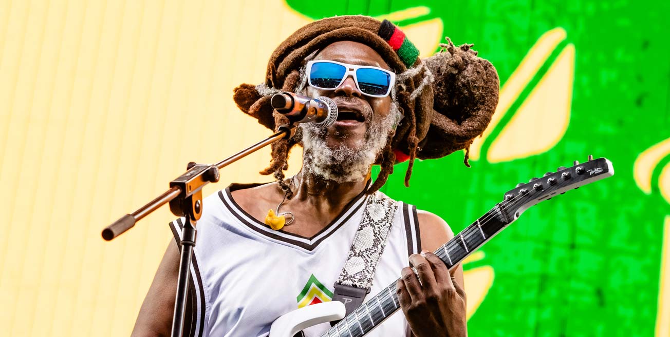 Entrevista com Steel Pulse ao evento Reggae Lano grande festival 2025.